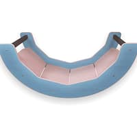 Schaukelwipppe aus Buchenholz blau
